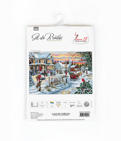 Kit de Punto de Cruz "Nochebuena" de Luca-S B595