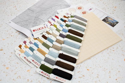 Kit de Punto de Cruz Luca-S Gold - Tranquil Seafront B619