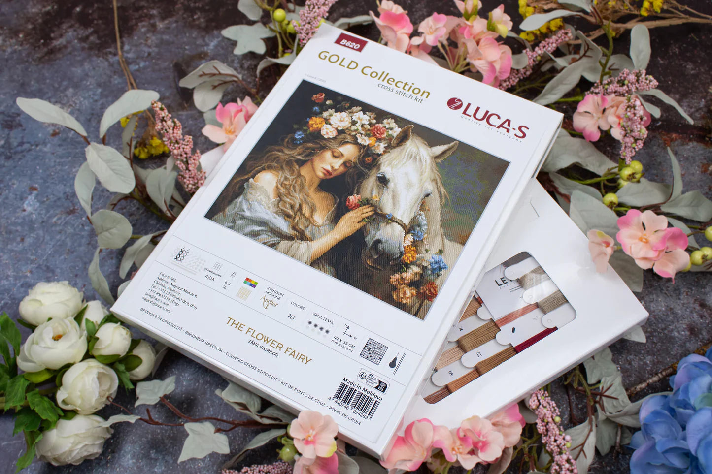 Diseño completo del kit Luca-S GOLD B620 Flower Fairy