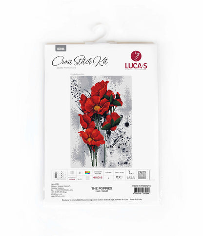 The Poppies - B7014 Luca-S - Kit de Punto de Cruz