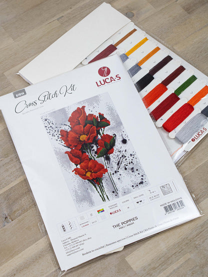 The Poppies - B7014 Luca-S - Kit de Punto de Cruz