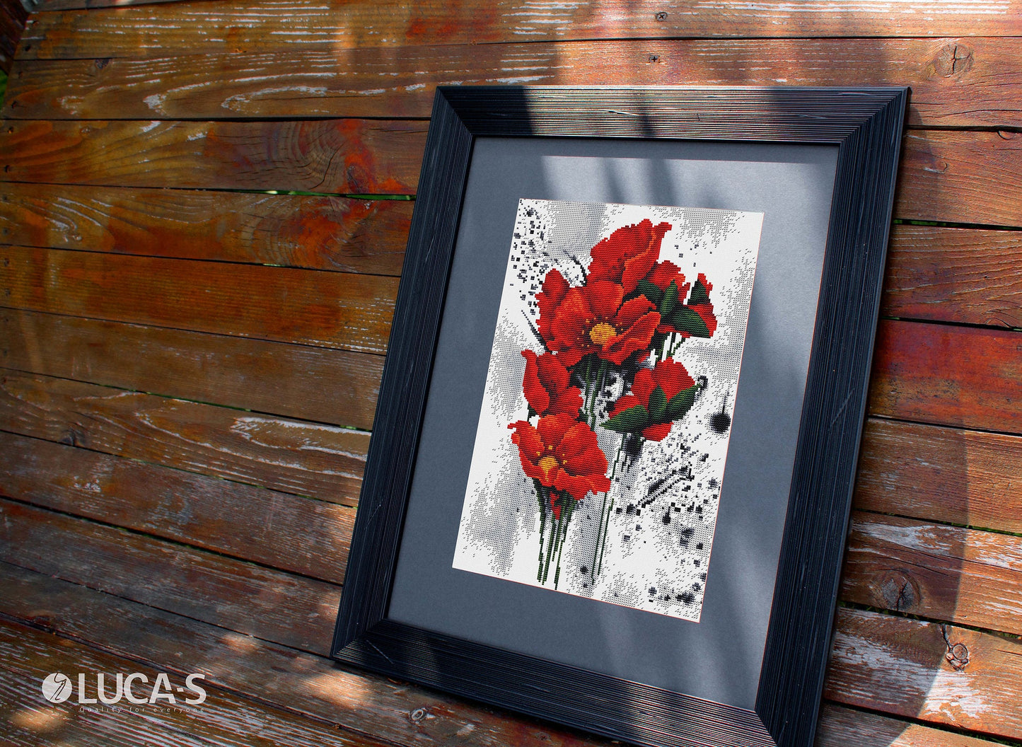 The Poppies - B7014 Luca-S - Kit de Punto de Cruz