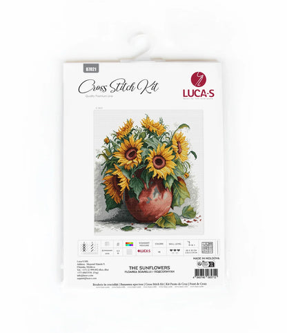 Kit de Punto de Cruz - Los Girasoles - B7021 Luca-S