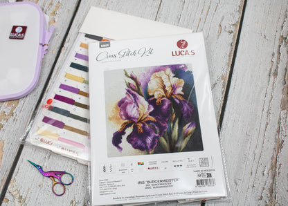 Kit de Punto de Cruz - Iris “Burgermeister” - B7023 Luca-S