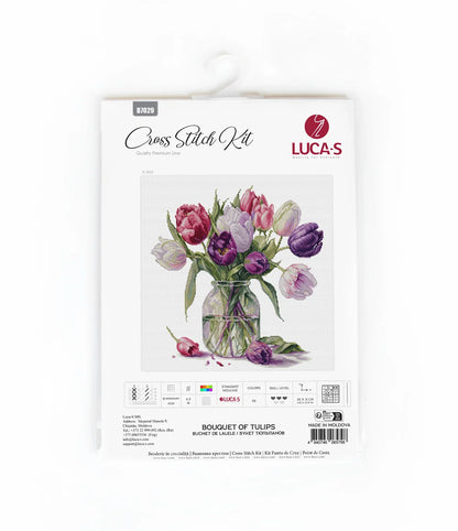 Kit de Punto de Cruz - Ramo de Tulipanes - B7029 Luca-S