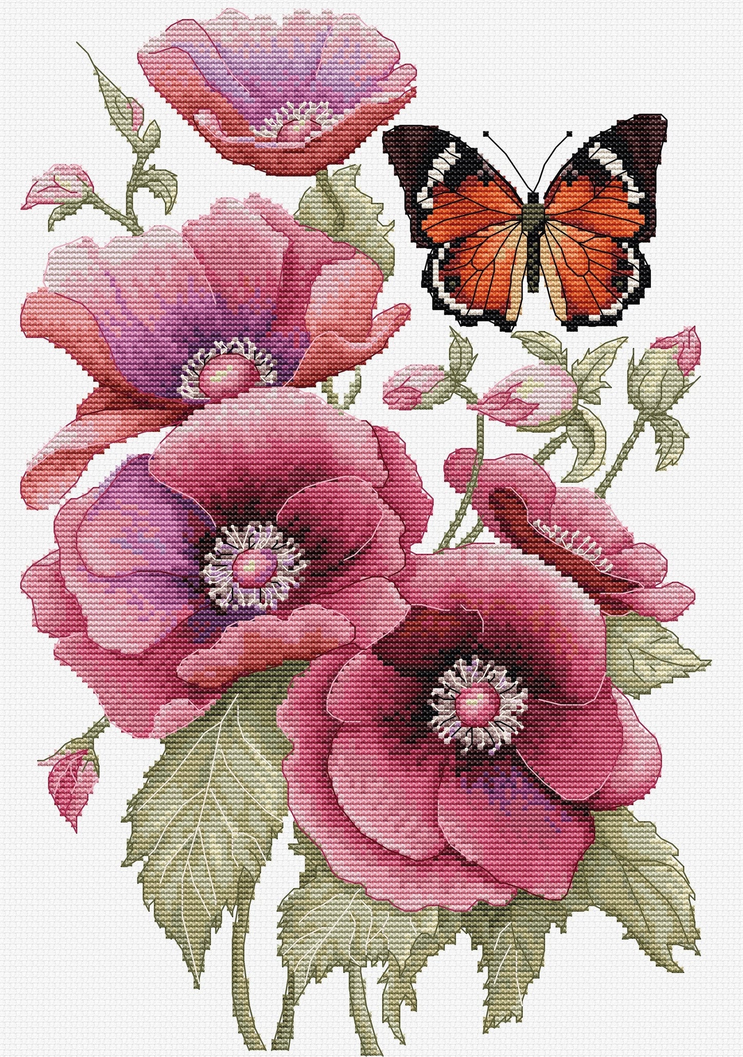 Kit de Punto de Cruz Luca-S - The Scent of Anemones, B7037