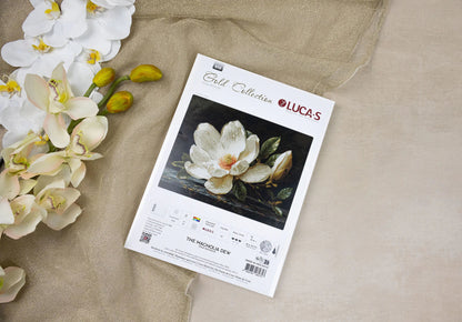 Kit de Punto de Cruz Luca-S GOLD – The Magnolia Dew, B713