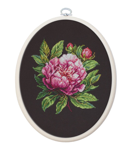 Kit de Punto de Cruz - ’’Peter Brand’’ Peony - BC204 Luca-S