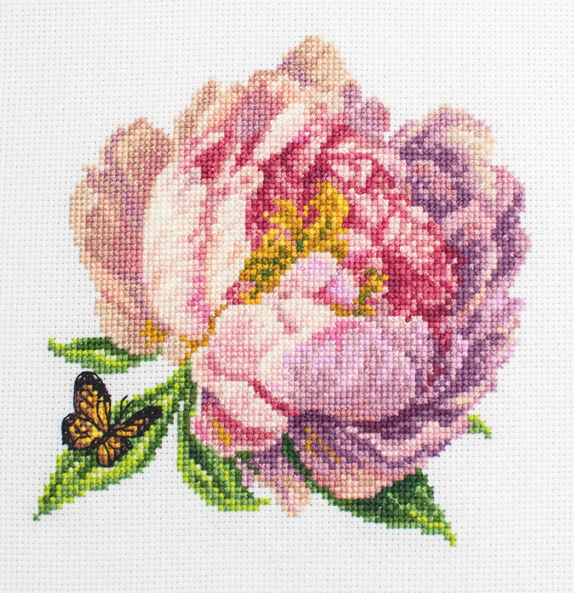 Kit de Punto de Cruz - ’’Rozella’’ Peony - BC206 Luca-S
