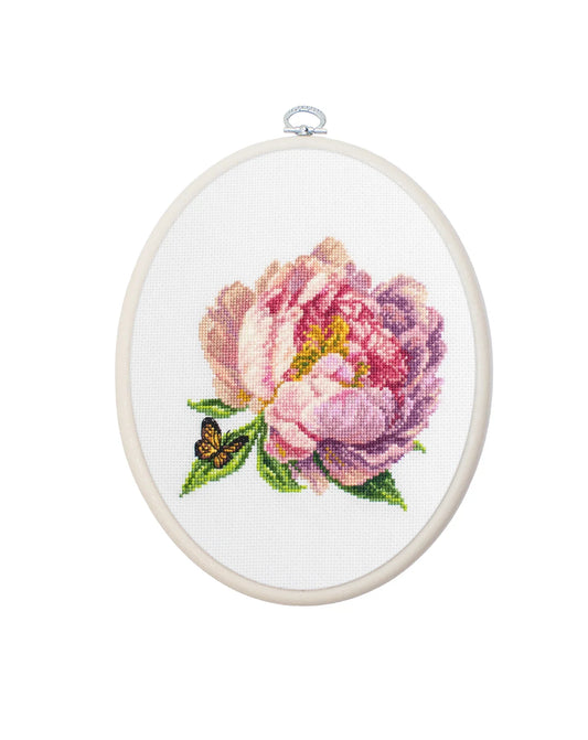 Kit de Punto de Cruz - ’’Rozella’’ Peony - BC206 Luca-S