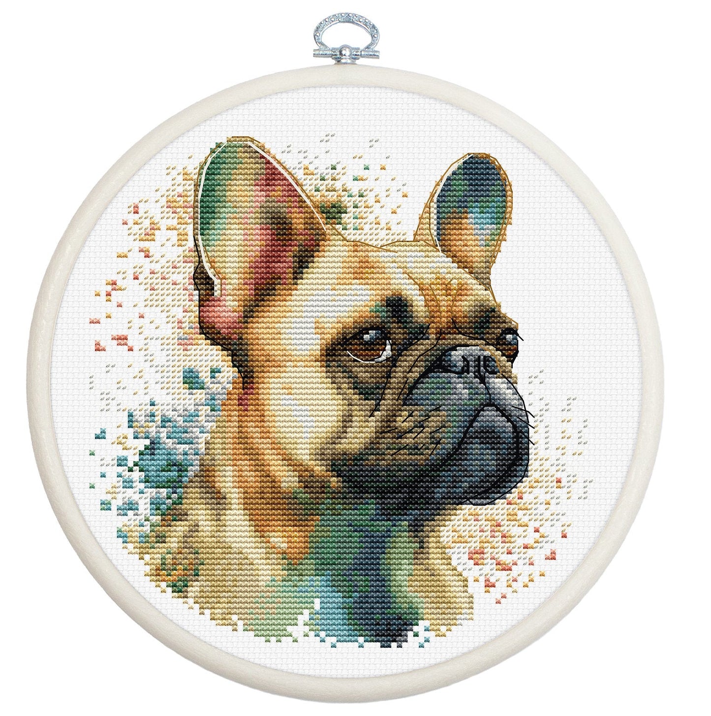 Kit de Punto de Cruz - The French Bulldog - BC207 Luca-S