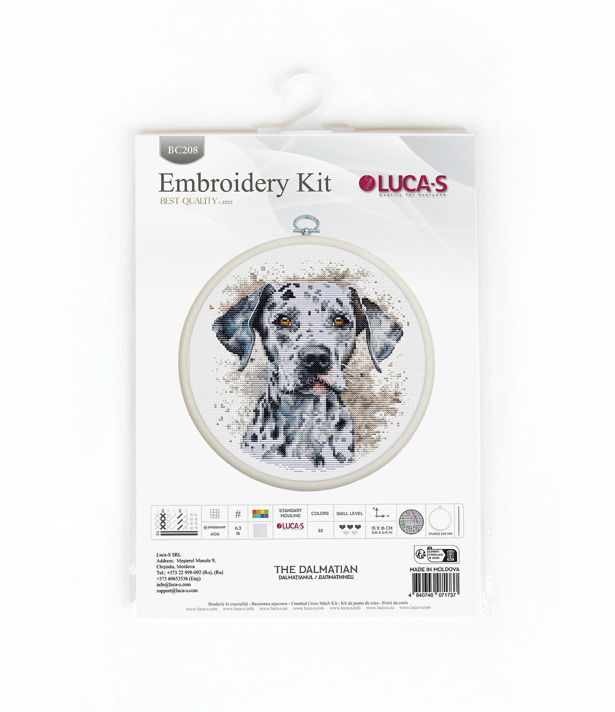 Kit de Punto de Cruz - The Dalmatian - BC208 Luca-S