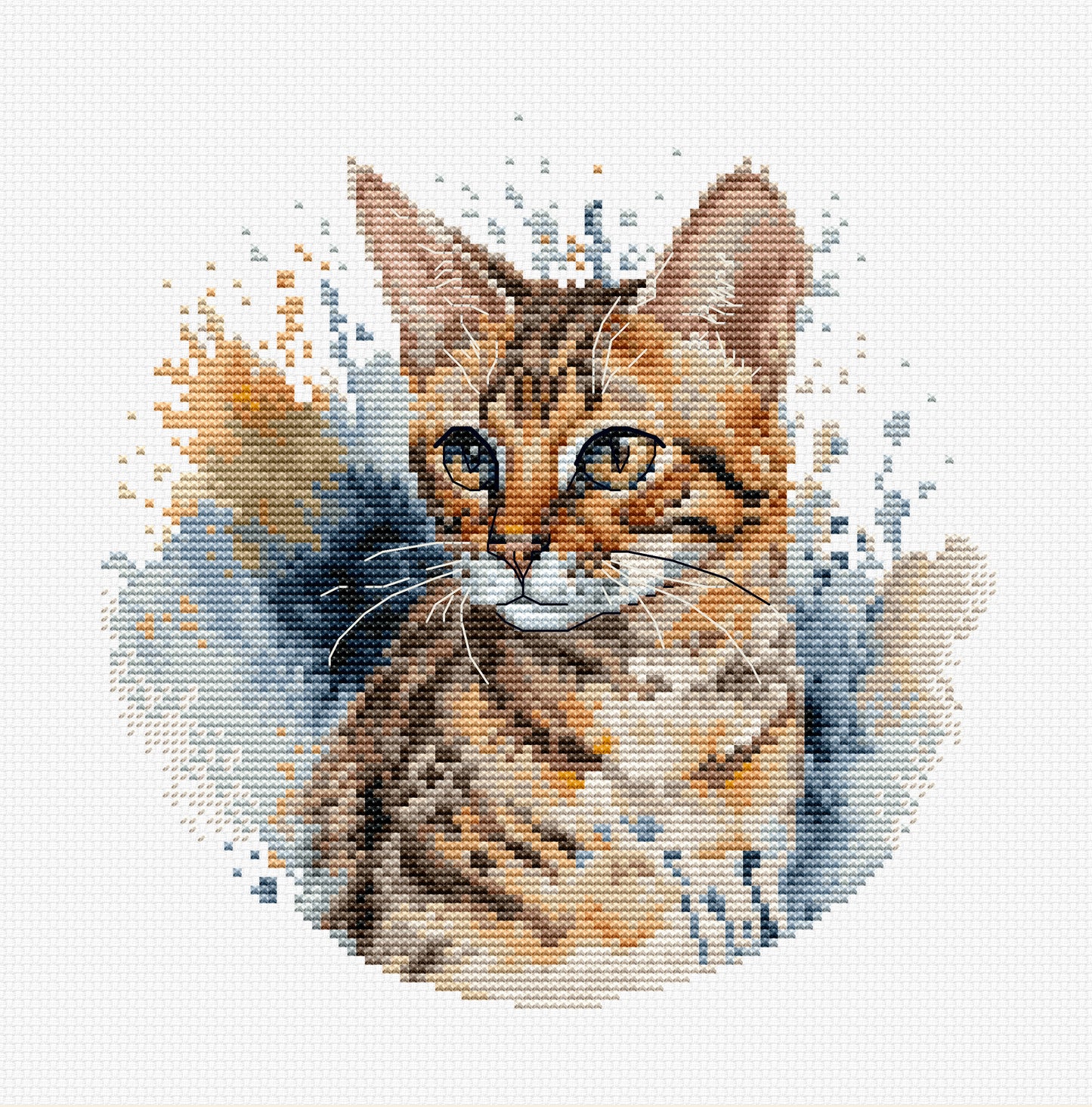 Kit de Punto de Cruz - The Bengal Cat - BC210 Luca-S