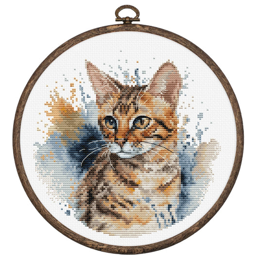 Kit de Punto de Cruz - The Bengal Cat - BC210 Luca-S