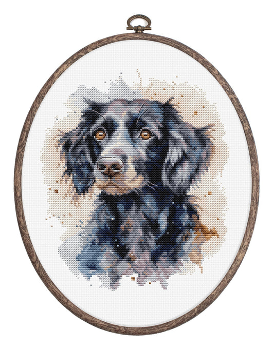 Kit de Punto de Cruz - El Border Collie - BC213 Luca-S