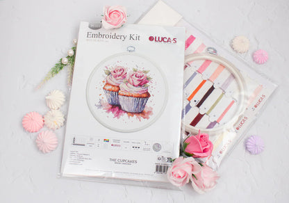 Kit de Punto de Cruz - Los Cupcakes - BC215 Luca-S