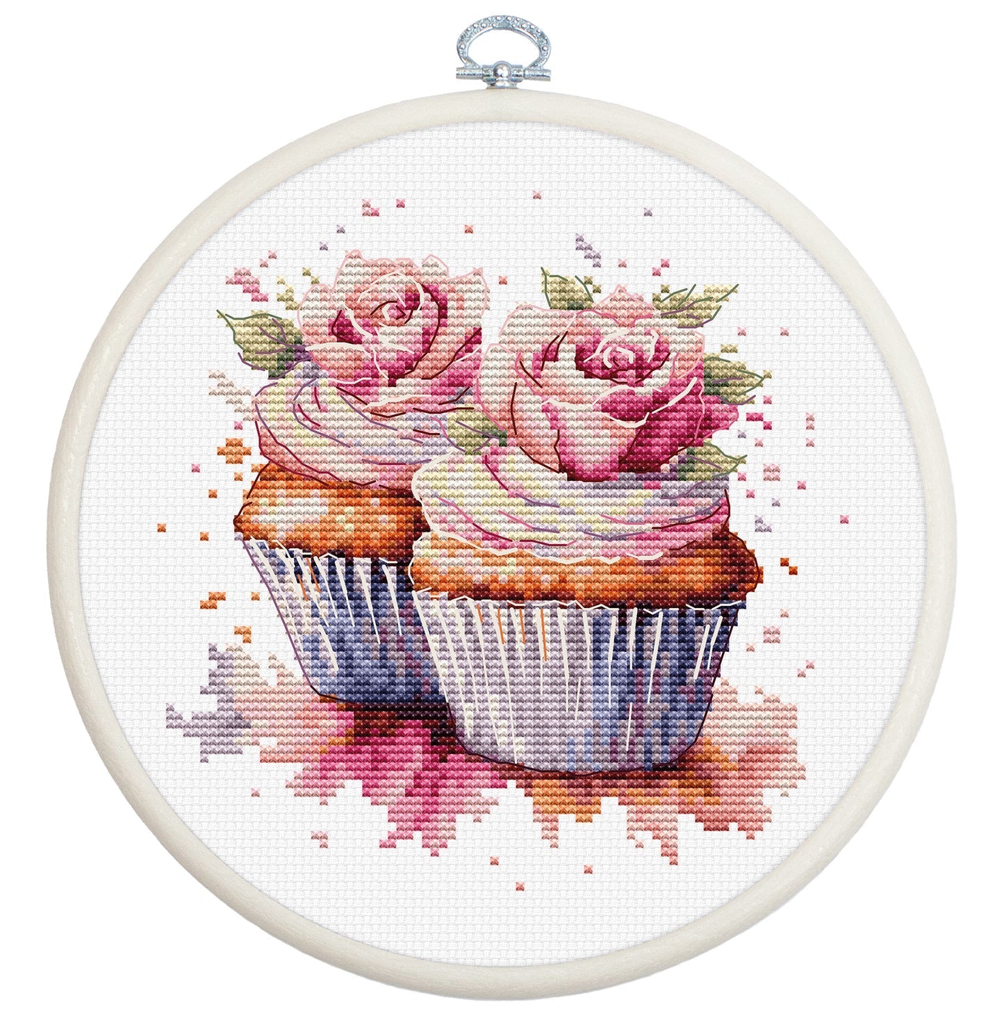 Kit de Punto de Cruz - Los Cupcakes - BC215 Luca-S