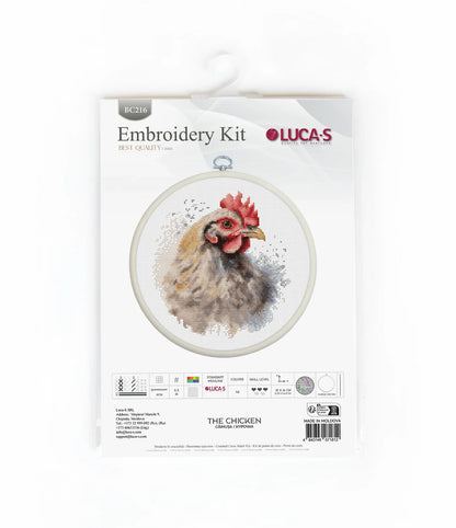 Kit de Punto de Cruz - La Gallina - BC216 Luca-S