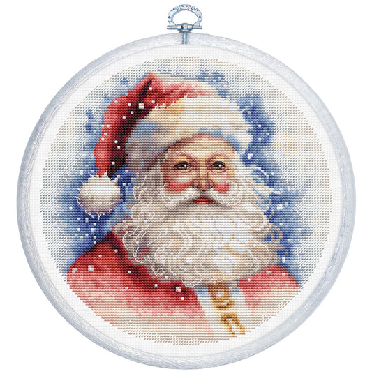 Kit de Punto de Cruz - Papa Noel - BC224 Luca-S