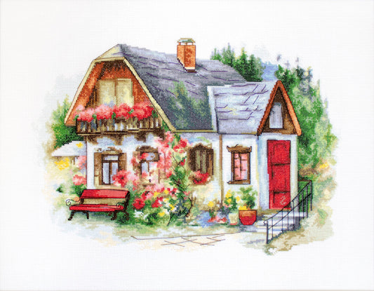 Kit de Punto de Cruz Beautiful Country House - BU4005 Luca-S