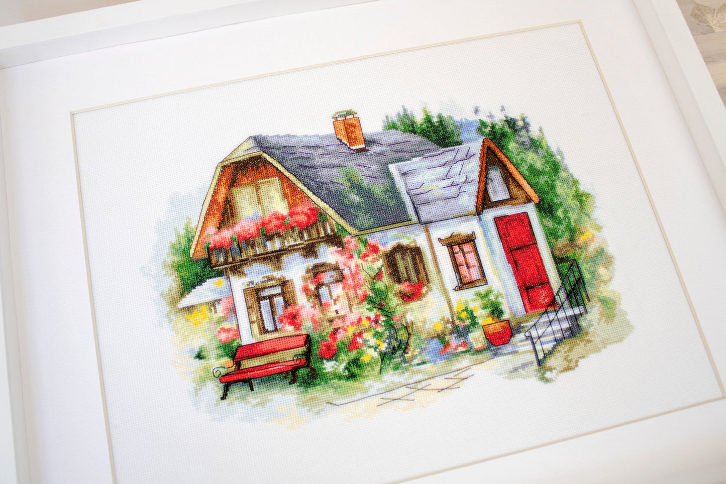 Kit de Punto de Cruz Beautiful Country House - BU4005 Luca-S