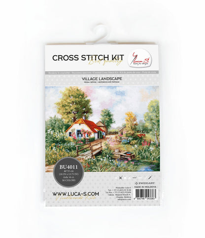 Paisaje del pueblo - BU4011 Luca-S - Kit de Punto de Cruz