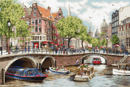 Kit de Punto de Cruz Amsterdam Luca-S Gold - BU5005