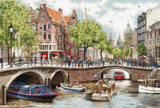 Kit de Punto de Cruz Amsterdam Luca-S Gold - BU5005