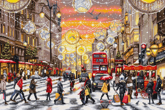 Compras de Navidad - Kit de Punto de Cruz Londres BU5007 de Luca-S Gold