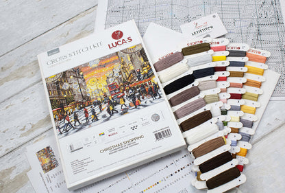 Compras de Navidad - Kit de Punto de Cruz Londres BU5007 de Luca-S Gold