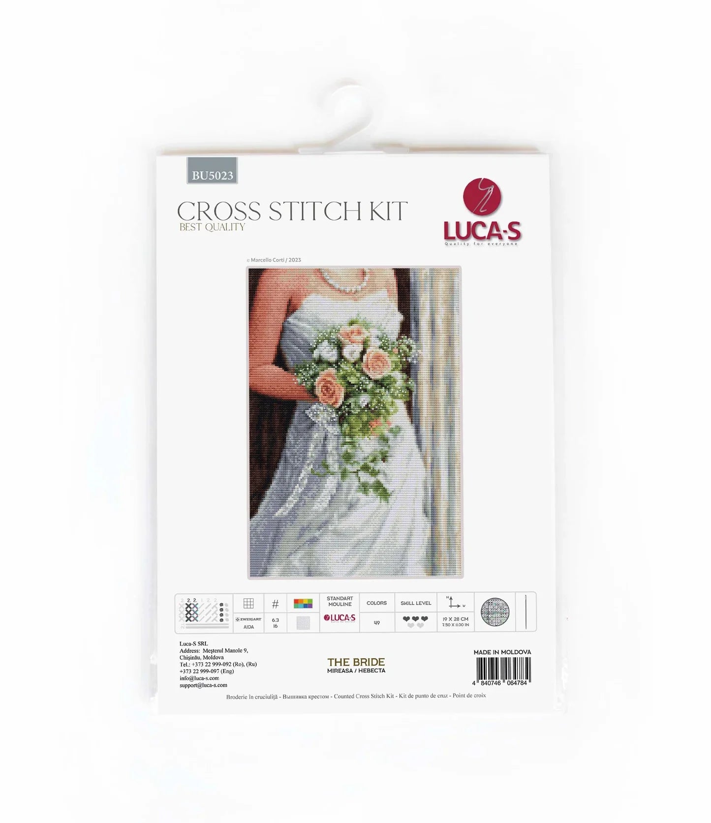 Kit de Punto de Cruz La Novia - BU5023 Luca-S