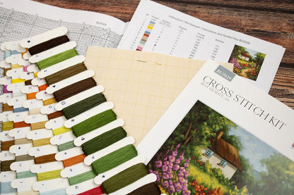 Kit de Punto de Cruz Luca-S - The Country House BU5029