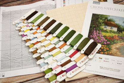 Kit de Punto de Cruz Luca-S - The Country House BU5029