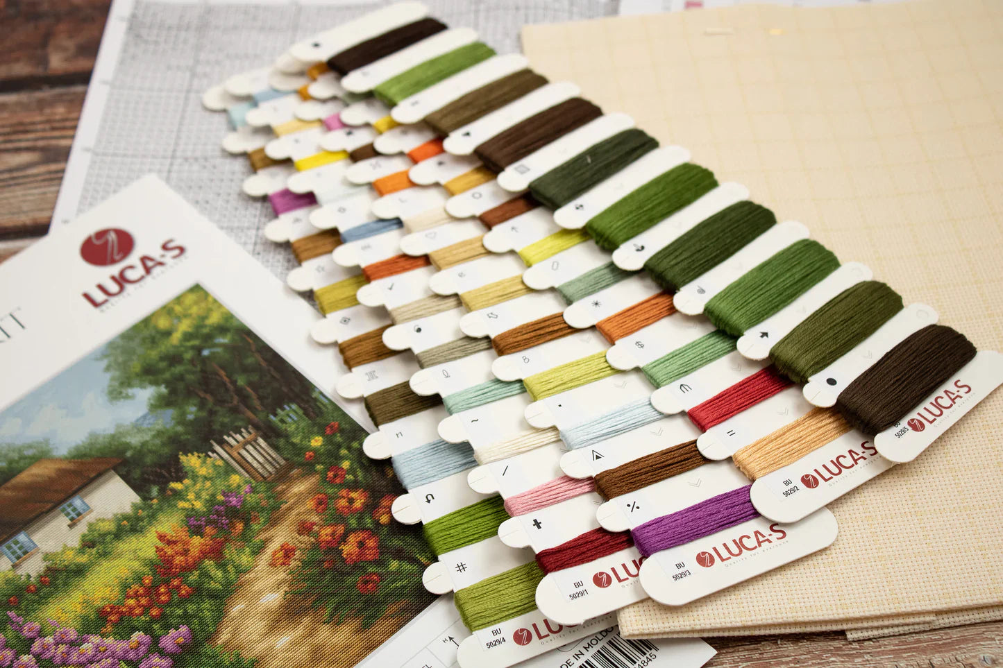 Kit de Punto de Cruz Luca-S - The Country House BU5029