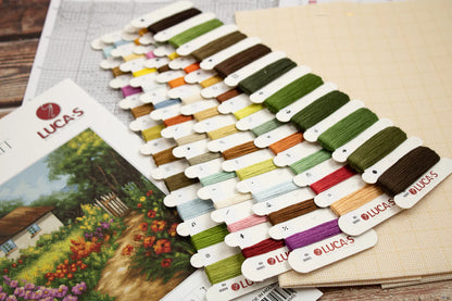 Kit de Punto de Cruz Luca-S - The Country House BU5029