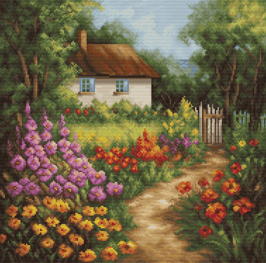 Kit de Punto de Cruz Luca-S - The Country House BU5029