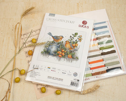 Kit de Punto de Cruz - Canción de los Pájaros - BU5031 Luca-S