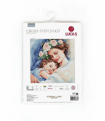 Kit de punto de cruz Luca-S - Eternal Love, BU5052