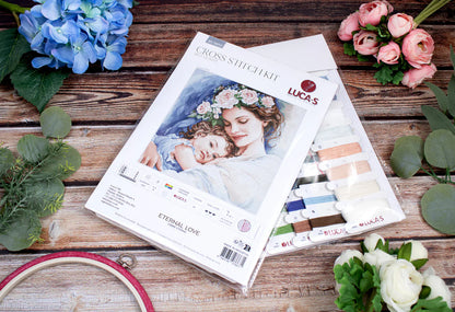 Kit de punto de cruz Luca-S - Eternal Love, BU5052