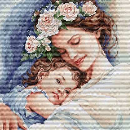 Kit de punto de cruz Luca-S - Eternal Love, BU5052