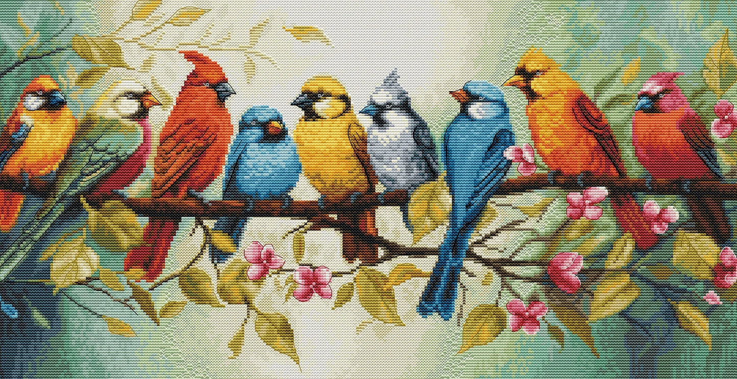 Kit de Punto de Cruz - "The Song of the Birds" de Luca-S, BU5062