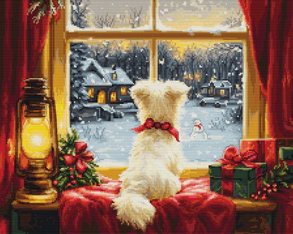 Kit de Punto de Cruz Luca-S - "Waiting For The Snowflakes" (BU5076)