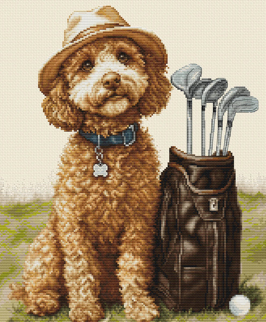 Kit de Punto de Cruz Luca-S – El Maestro del Golf BU5090