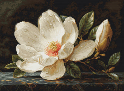 Kit de Punto de Cruz Luca-S GOLD – The Magnolia Dew, B713