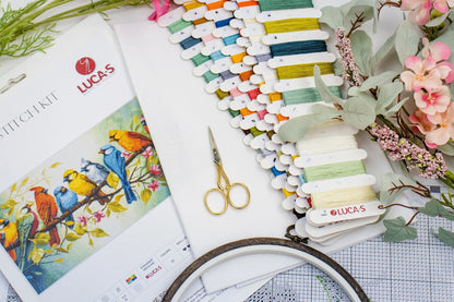 Kit de Punto de Cruz - "The Song of the Birds" de Luca-S, BU5062