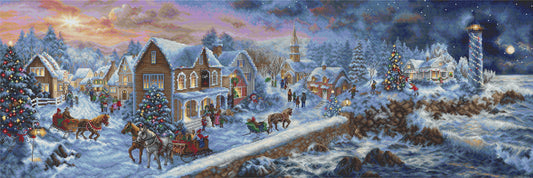 Kit de Punto de Cruz Holiday at Seaside L8007 de LETISTITCH