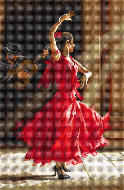 L8023 Flamenco - LETISTITCH - Kit de Punto de Cruz