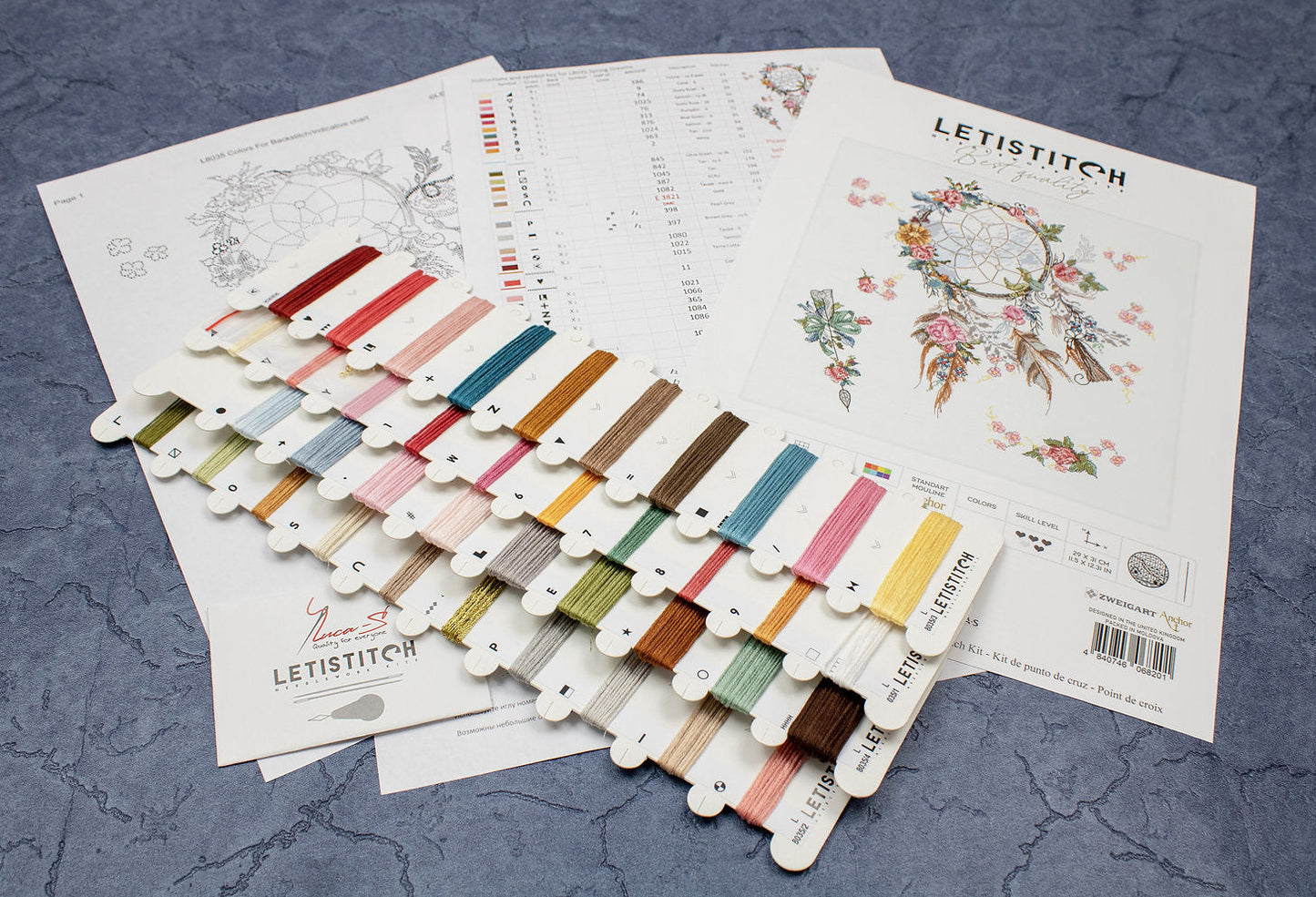L8035 Sueños de primavera - LETISTITCH- Kit de Punto de Cruz