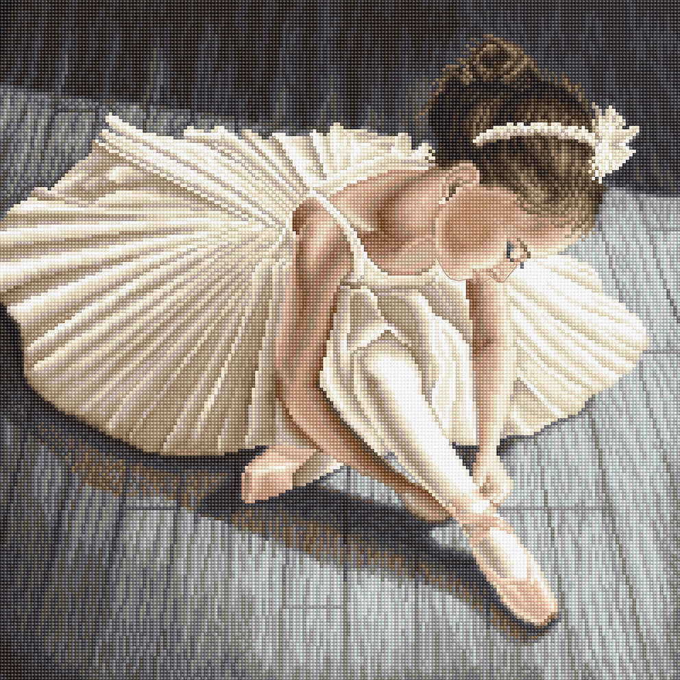 Kit de Punto de Cruz Pequeña Bailarina - L8037 LETISTITCH