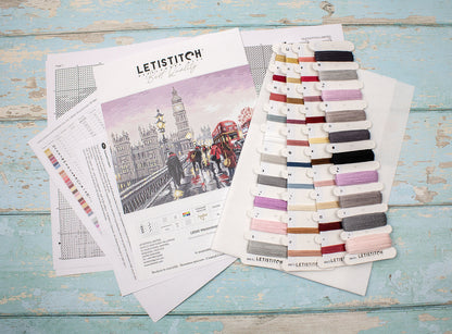 Kit de Punto de Cruz Westminster Bridge - LETISTITCH L8040